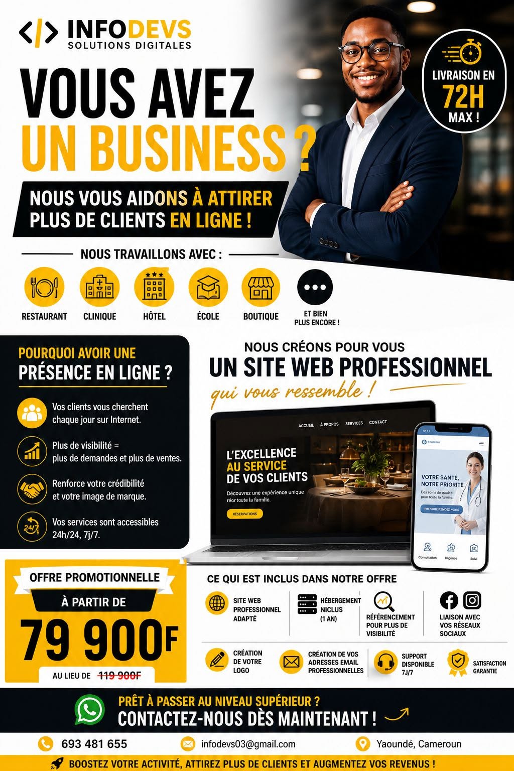 Identité visuelle et design graphique INFODEVS